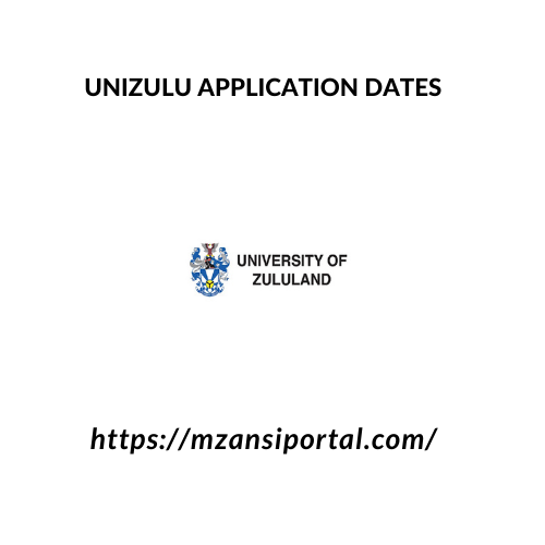 UNIZULU Application Dates 2023/2024